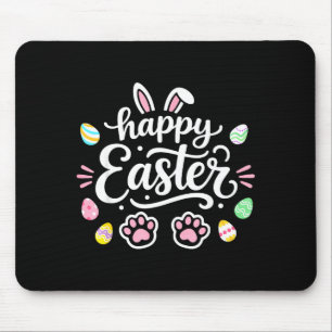 Happy Easter Bunny Rabbit For Girls Kids Boys Teac Mouse Mat