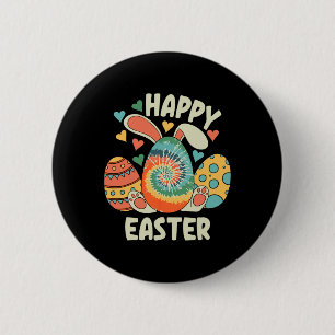 Happy Easter Bunny Rabbit Fun Easter Egg For Women 6 Cm Round Badge