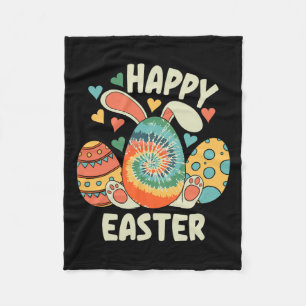 Happy Easter Bunny Rabbit Fun Easter Egg For Women Fleece Blanket