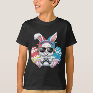 Happy Easter Bunny Rabbit Gaming Gamer Games T-Shirt