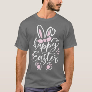 Happy Easter Bunny Rabbit Trio Women Girls Cute Ea T-Shirt