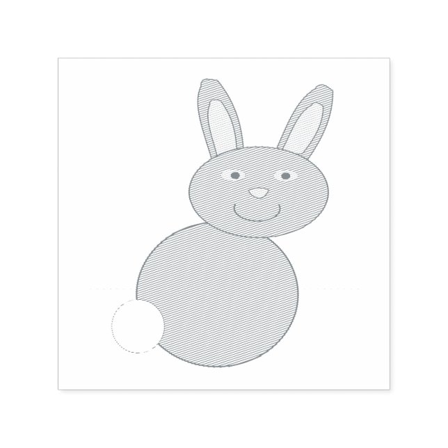 Happy Easter Bunny Self Inking Stamp (Design)
