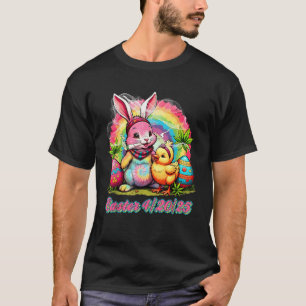Happy Easter Bunny Smoking Weed Funny Men Women T-Shirt
