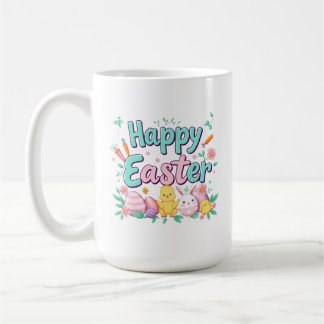 Happy Easter Bunny Spring Easter Egg Easter Coffee Mug