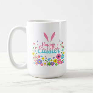 Happy Easter Bunny Spring Easter Egg Easter Coffee Mug