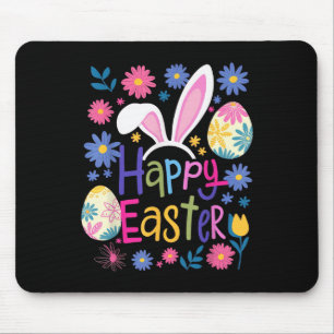 Happy Easter Bunny Spring Easter Egg Easter  Mouse Mat