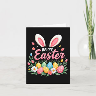 Happy Easter Bunny Spring Easter Egg Easter Shirts Card