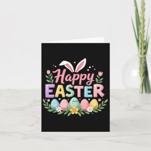 Happy Easter Bunny Spring Easter Egg Easter Women Card
