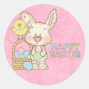 Happy Easter Bunny Sticker
