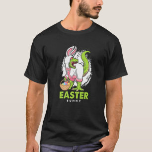 Happy Easter Bunny T Rex Dino Rabbit Egg Hunt Reli T-Shirt
