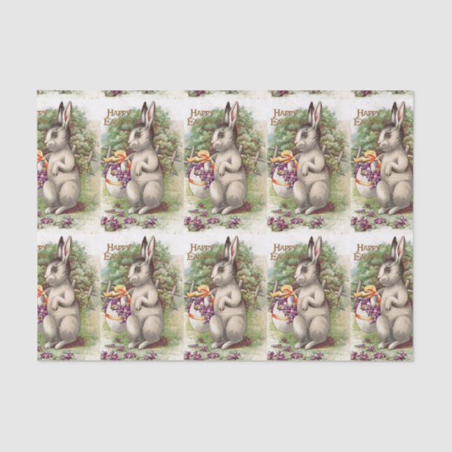 Happy Easter Bunny Tissue Paper (Front)