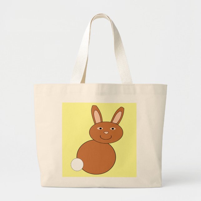 Happy Easter Bunny Tote Bag (Front)