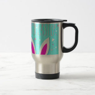 happy easter bunny travel mug