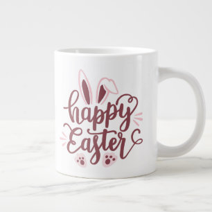 Happy Easter Bunny Two-Tone  Large Coffee Mug