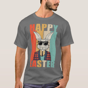 Happy Easter Bunny Vintage Retro Rabbit Kids Desig T-Shirt