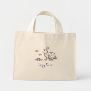 Happy Easter Bunny's Mini Tote Bag