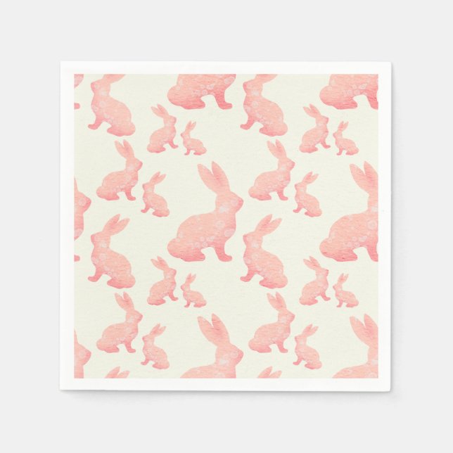 Happy Easter - Bunny's pattern Napkin (Front)