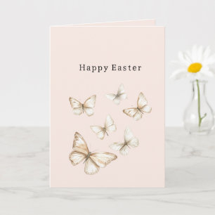 Happy Easter Butterflies Card