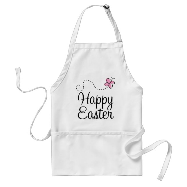 Happy Easter Butterfly Standard Apron (Front)