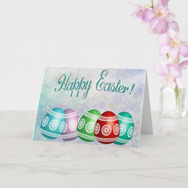 Happy Easter Card (Orchid)