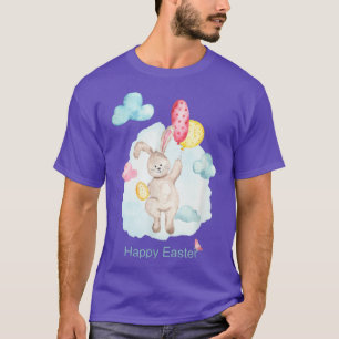 Happy easter card cute bunny T-Shirt