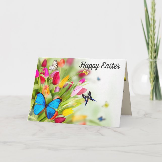 Happy Easter card - faith (Front)