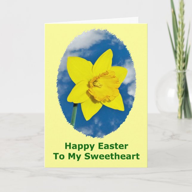 Happy Easter Card for Lover, Boyfriend, Girlfriend (Front)