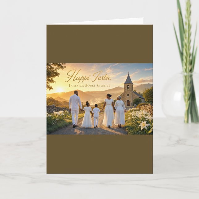 Happy Easter Card | He Is Risen (Front)