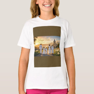 Happy Easter Card He Is Risen T-Shirt