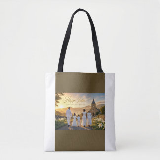 Happy Easter Card | He Is Risen Tote Bag