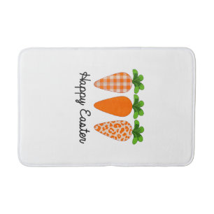 Happy Easter Carrot Cute Easter T-Shirt Bath Mat