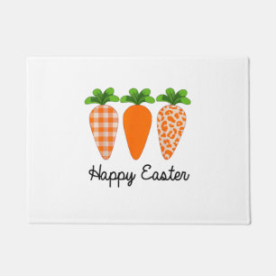 Happy Easter Carrot Cute Easter T-Shirt Doormat
