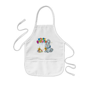 Happy Easter Cartoon Kids Apron