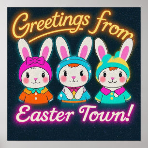 Happy Easter Celebration Poster