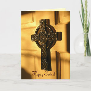 Happy Easter Celtic Cross card