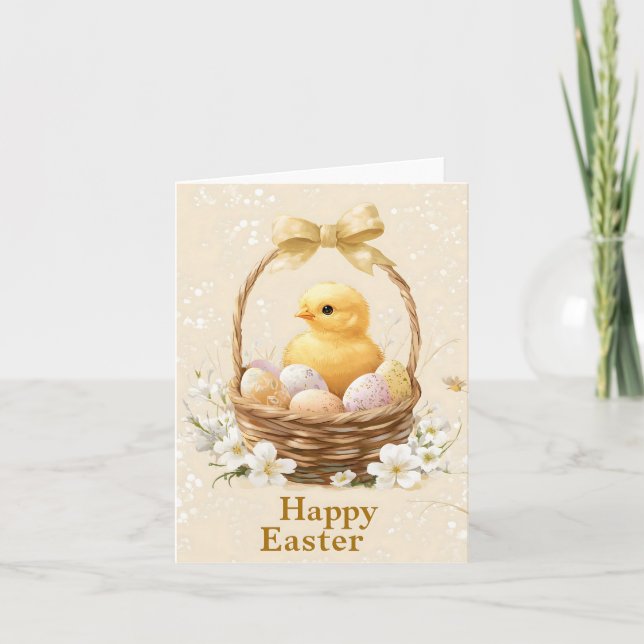 Happy Easter Chick Cards (Front)