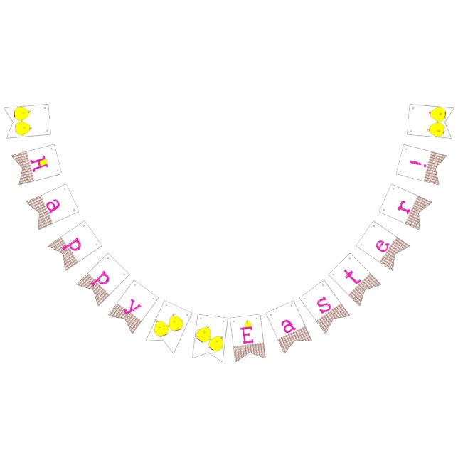 Happy Easter Chicks Bunting Bunting (All)