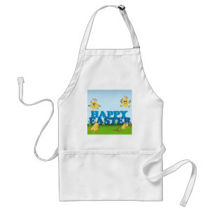 Happy Easter Chicks Standard Apron