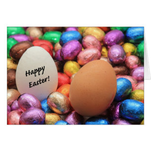 Happy Easter Chocolate easter eggs