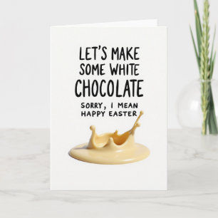 Happy Easter Chocolate Splash Card