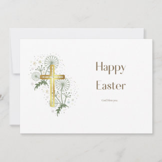 Happy Easter Christian Card 