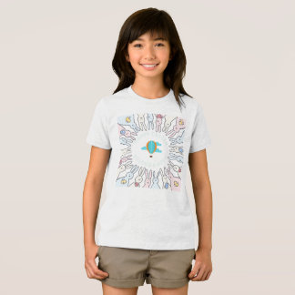 "Happy Easter" Circle of Bunnies Fun Tri-Blend Shirt