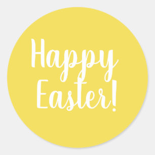 Happy Easter - Classic Round Sticker