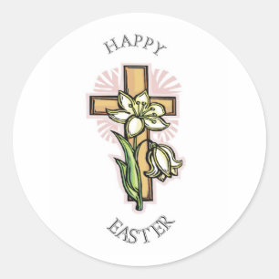 Happy Easter! Classic Round Sticker