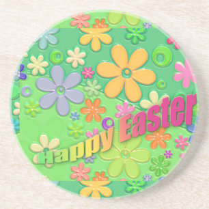 happy easter coaster