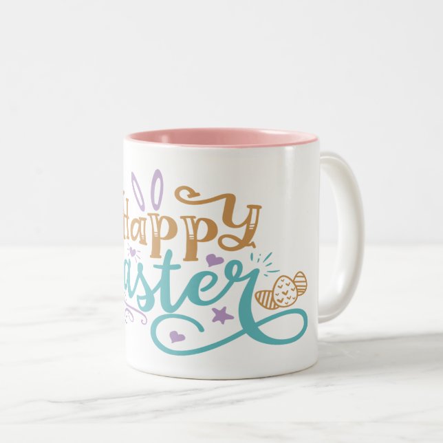 Happy Easter Coffee Mug (Front Right)