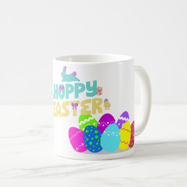 Happy Easter Coffee Mug (Front Right)