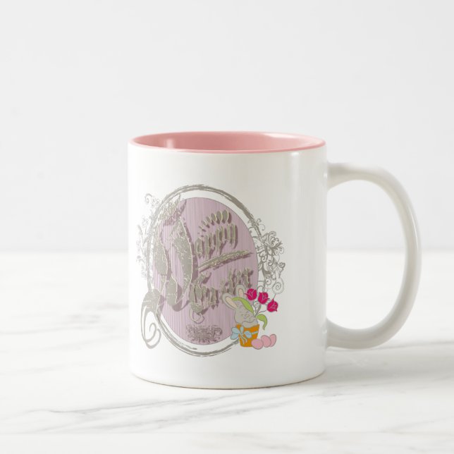 Happy Easter - Coffee, Tea Mug, Cup (Right)