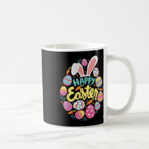Happy Easter - Colourful Eggs Egg Hunting Jesus Ch Coffee Mug
