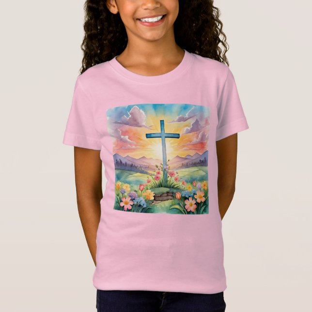 Happy Easter, colourful illustration, T-Shirt (Front)